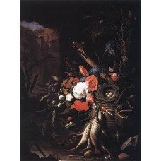 Still Life with Fishes and Bird Nest