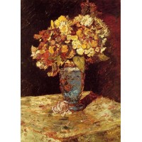 Still Life with Wild and Garden Flowers