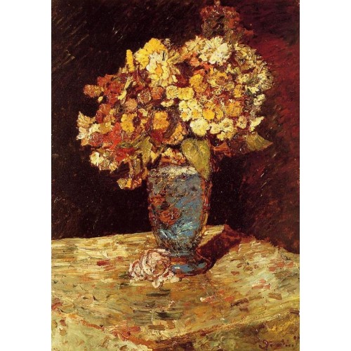 Still Life with Wild and Garden Flowers