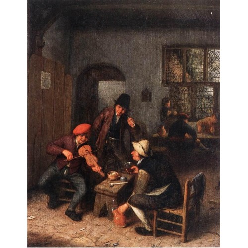 Interior of a Tavern with Violin Player