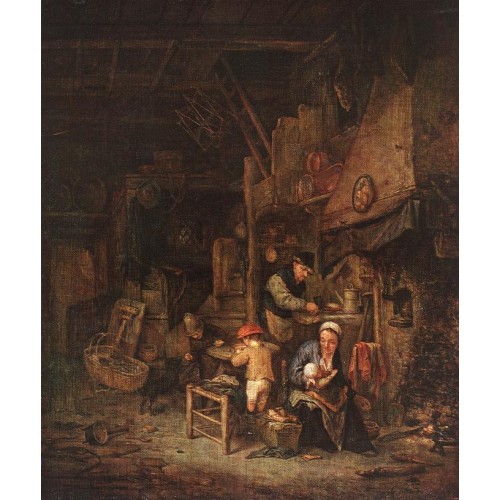 Interior with a Peasant Family