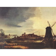 Landscape with Windmill