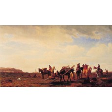 Indians Travelling Near Fort Laramie