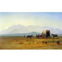 Surveyor's Wagon in the Rockies