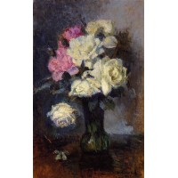 Bouquet of Roses in a Vase