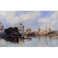 La Rochelle the Harbor Bright Sky