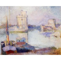 Albert Lebourg The Pont Neuf and the Monnaie Lock Oil Painting – Oil  Paintings For Sale