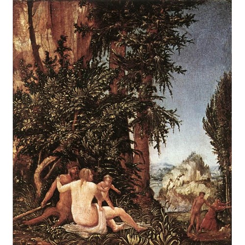 Landscape with Satyr Family