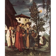 St Florian Taking Leave of the Monastery