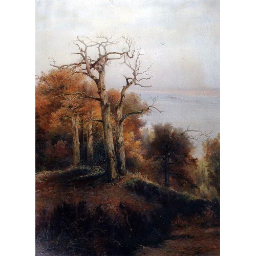 Autumn forest kuntsevo damn place 1872