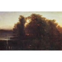 Evening landscape 1861