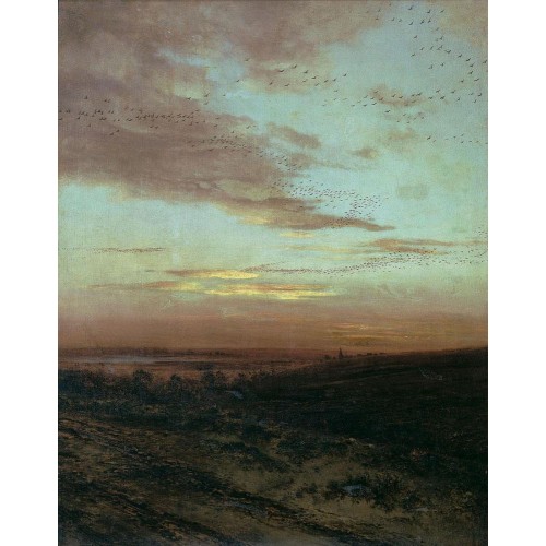 Evening migration of birds 1874