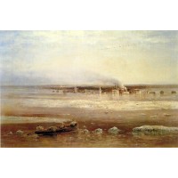 Flooding of the volga river near yaroslavl 1871