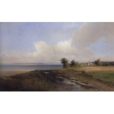 Landscape bank of the volga 1874