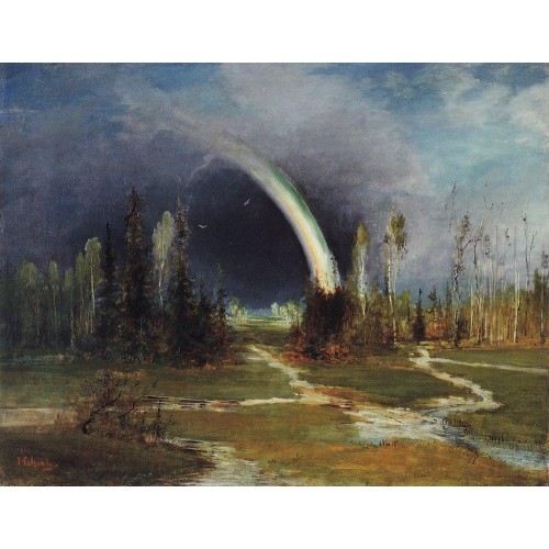 Landscape with a rainbow 1881