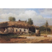 Landscape with hut 1866