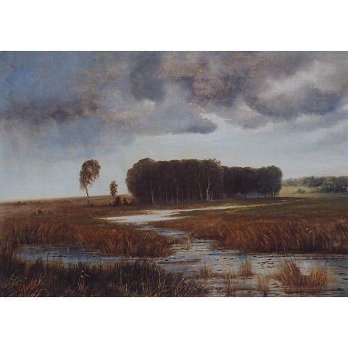 Landscape with marsh and wooded islands