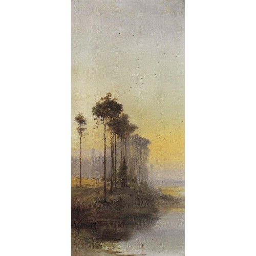 Landscape with pines