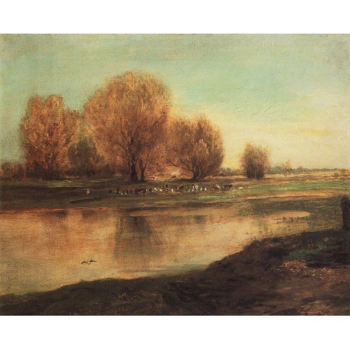 Willow by the pond 1872