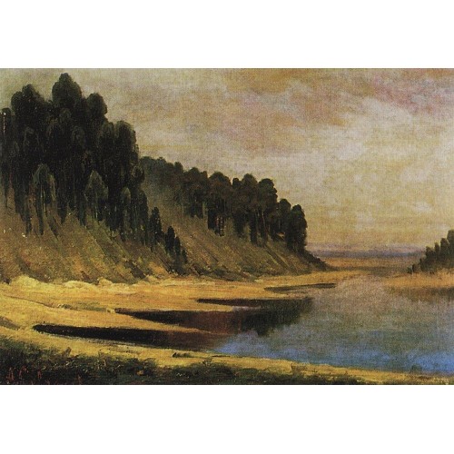 Wooded banks of the moskva river 1859