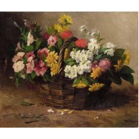 A basket of flowers