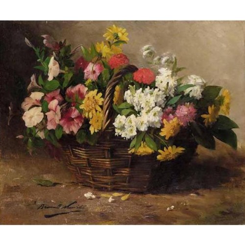 A basket of flowers