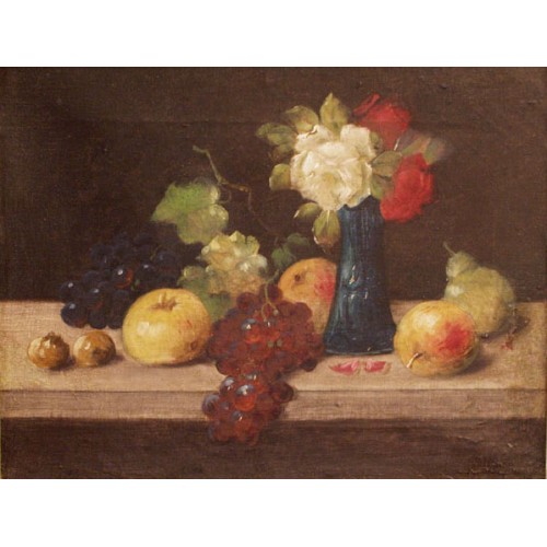 Floral & fruit still life