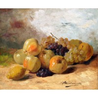 Still with apples and grapes