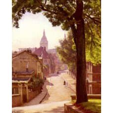 La Rue De L'abreuvoir A Montmartre