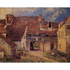 Courtyard of a Farm at Saint Mammes