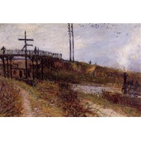 Footbridge over the Railroad at Sevres