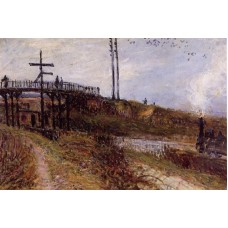 Footbridge over the Railroad at Sevres