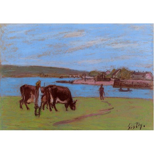 Pasture by the Seine