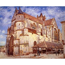 The Church at Moret Afternoon