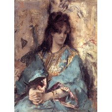 A Woman Seated in Oriental Dress