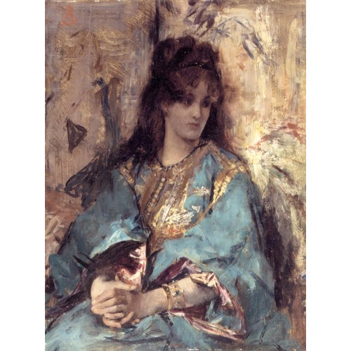 A Woman Seated in Oriental Dress