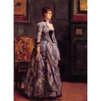 Portrait of a Woman in Blue