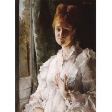 Portrait of a Woman in White