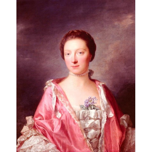 Portrait Of Elizabeth Gunning Duchess Of Argyll