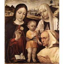 Madonna and Child St Catherine and the Blessed Stefano Maco