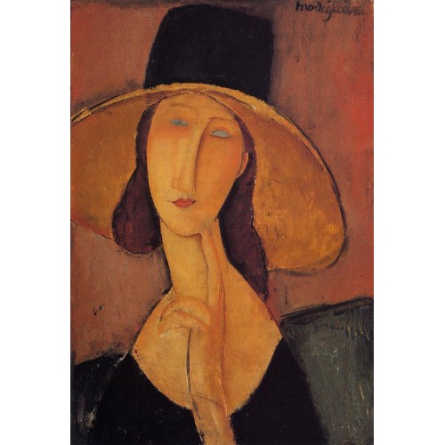 Jeanne Hebuterne in a Large Hat