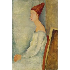 Jeanne Hebuterne Seated in Profile