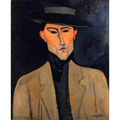 Portrait of a Man with Hat