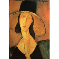 Portrait of a Woman with Hat