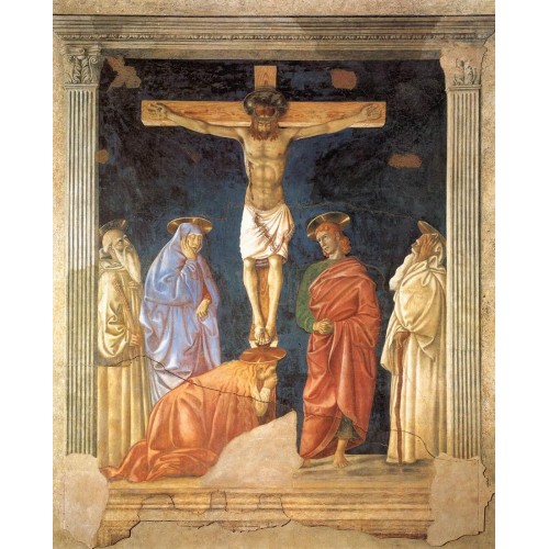 Crucifixion and Saints