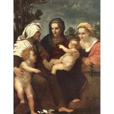 Madonna and Child with Sts Catherine Elisabeth and John the