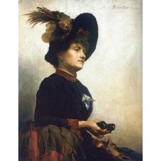 Portrait of a Lady with Opera Glasses