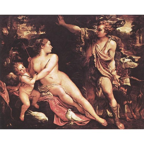 Venus Adonis and Cupid 1