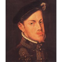Portrait of the Philip II King of Spain