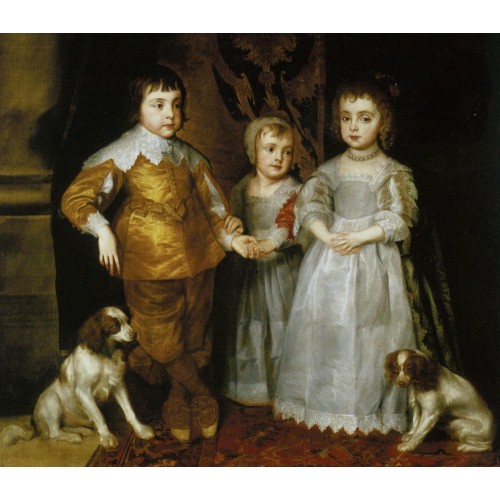 Portrait of the three eldest children of charles i